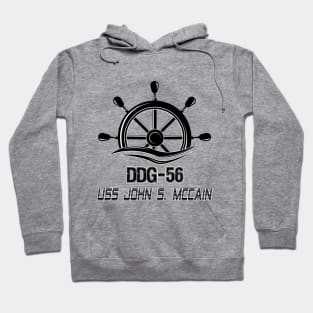 Uss John Mccain DDG 56 Gold Hoodie